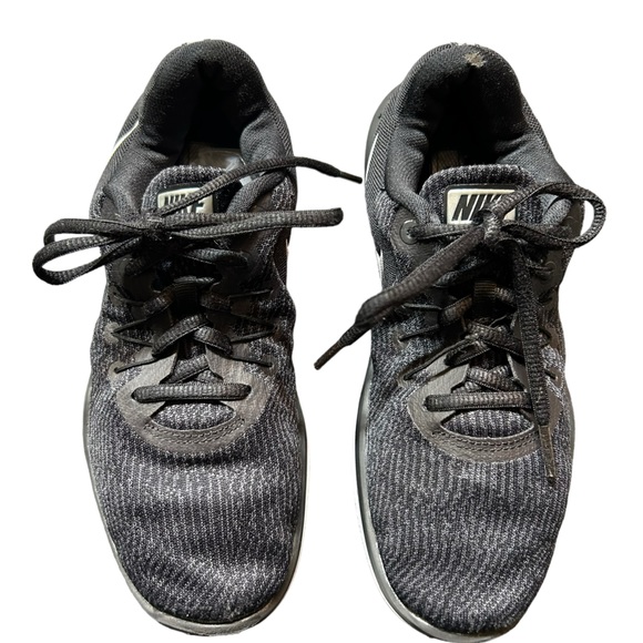 NIKE FLEX SUPREME TR 6 'Black Anthracite running sneakers tennis shoes - Picture 2 of 6